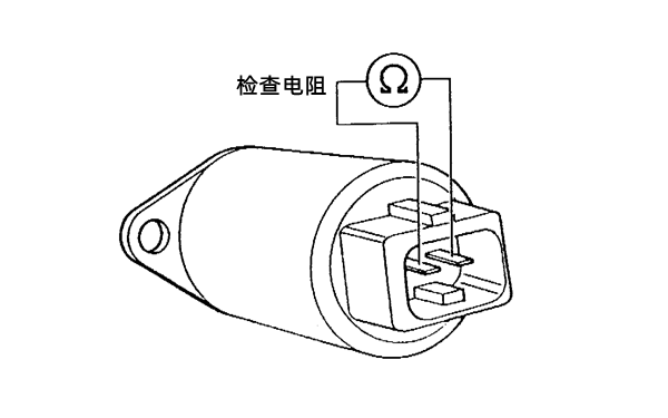 檢查電磁閥端子電阻-康明斯柴油發(fā)電機組.png