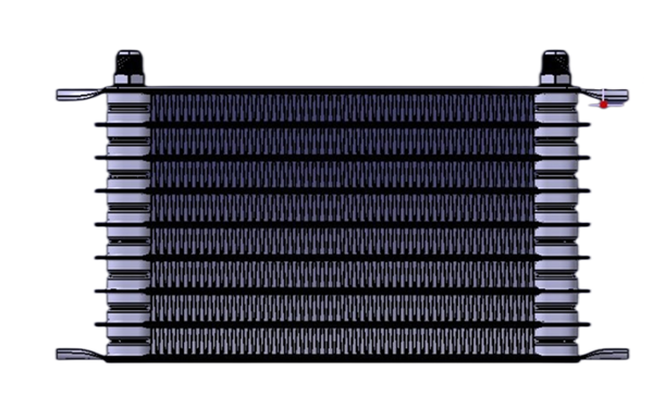 機油散熱器正視圖-柴油發電機組.png