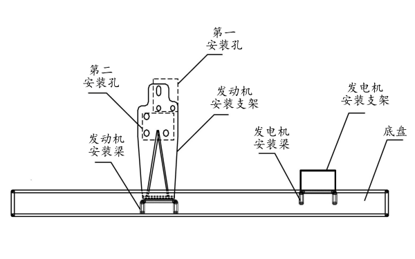 靜音箱發電機組底架結構圖.png