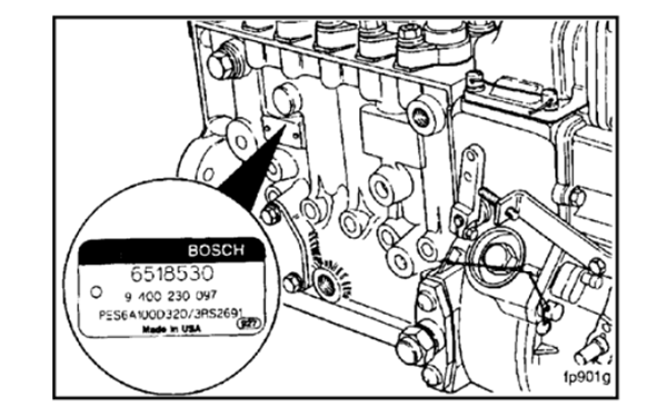 直列泵銘牌位置圖-康明斯柴油發(fā)電機(jī)組.png