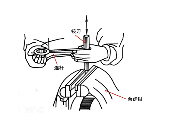 連桿襯套鉸削示意圖-柴油發電機組.png