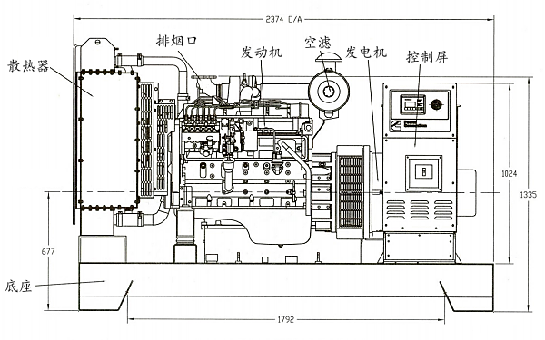 C100D5康明斯發(fā)電機組外觀側視圖.png