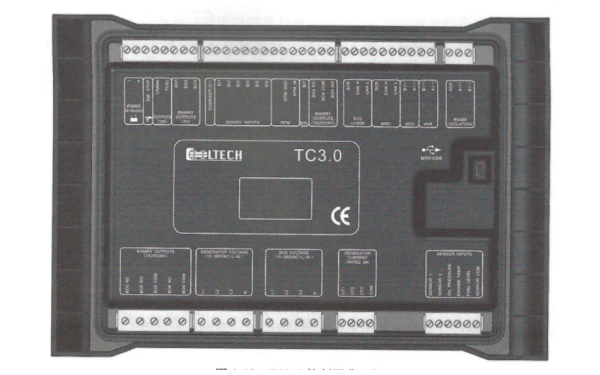 柴油發電機組智能控制器背面板圖.png