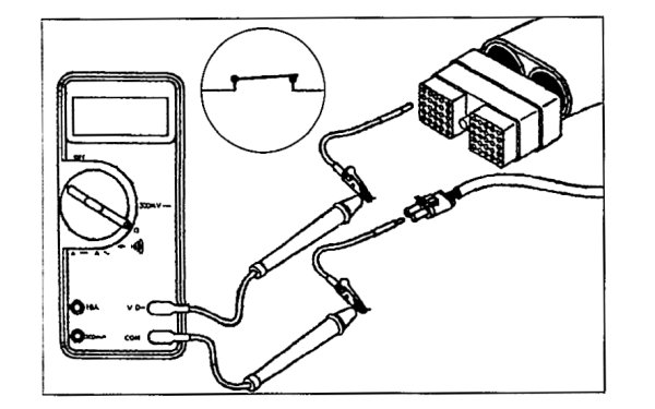 萬用表應顯示閉路，且電阻應小于10Ω.png