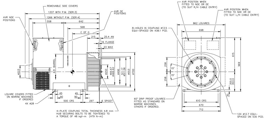 S5L1S-D4斯坦福發(fā)電機(jī)外形圖紙.png