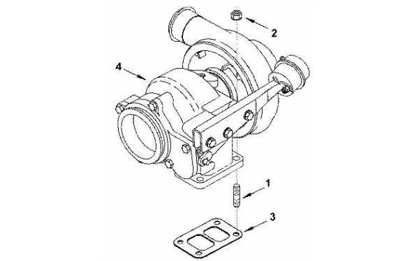 增壓器-6BT5.9G2康明斯柴油發電機組零件圖.png