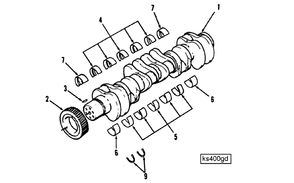 曲軸和主軸瓦零件圖-康明斯柴油發(fā)電機(jī)組.png