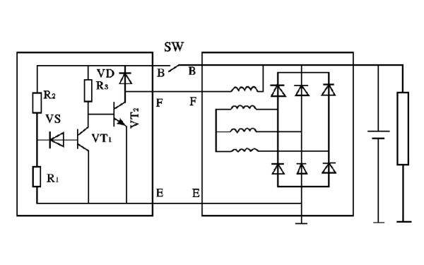 發電機晶體管調節器電路圖.png