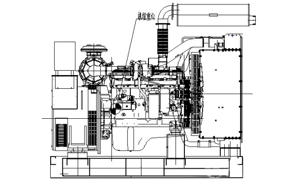 QSL8.9-G4康明斯柴油發電機組側視外觀圖（200KW）.png