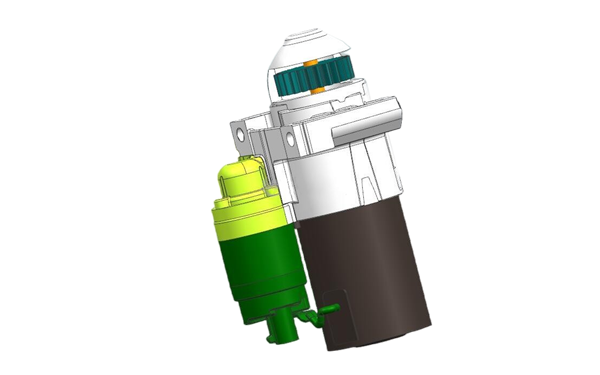 啟動(dòng)馬達(dá)三維圖-柴油發(fā)電機(jī)組.png