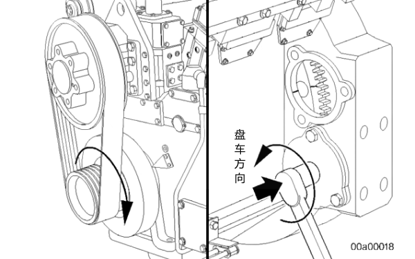 康明斯發(fā)動機盤車示意圖.png