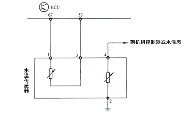 冷卻液溫度傳感器連接電路圖-柴油發電機組.png