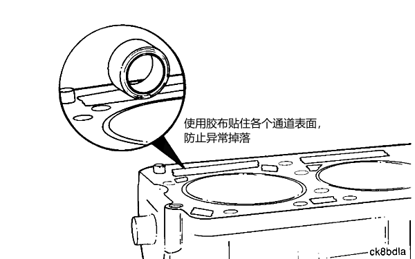 氣缸蓋冷卻液通道和機油油道防護方法.png