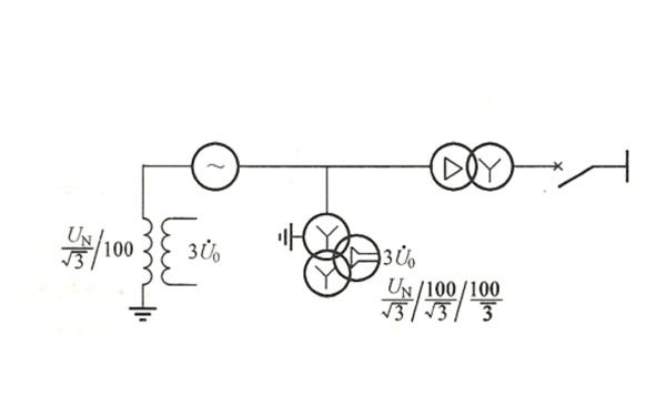 發(fā)電機(jī)單相接地保護(hù)接線原理圖.png