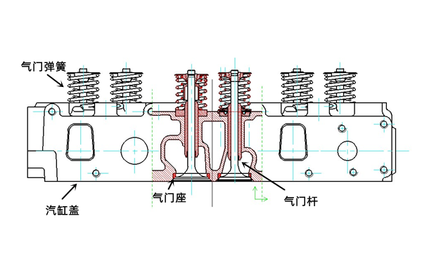 氣缸蓋總成圖紙-柴油發(fā)電機(jī)組.png