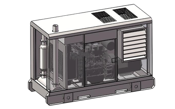 康明斯超靜音發(fā)電機(jī)組主視圖.png