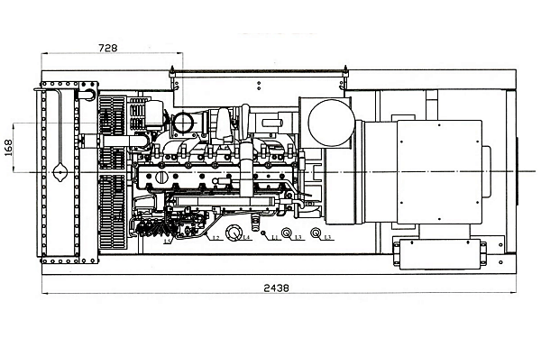 C175D5康明斯柴油發電機組外形尺寸平面圖.png