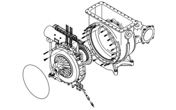 增壓器安裝圖-柴油發(fā)電機(jī)組.png