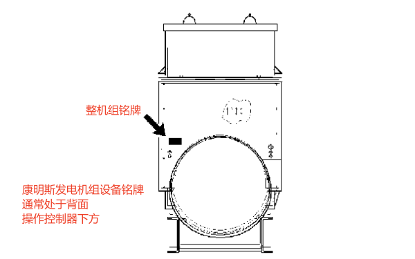 康明斯發(fā)電機組設(shè)備銘牌標識位置.png