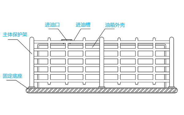 柴油發電機日用油箱結構圖.png