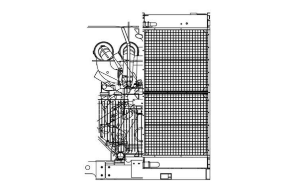 電噴型康明斯發電機組水箱散熱器外觀圖.png