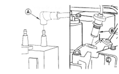 拆下火花塞高壓線-康明斯柴油發電機組.png