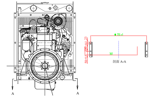 6BTAA5.9-G2東風康明斯發動機外形尺寸后視圖.png