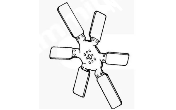 散熱器風(fēng)扇葉示意圖-康明斯柴油發(fā)電機(jī)組.png