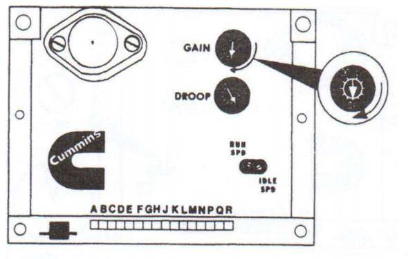 電子調速器增益控制調整旋鈕-康明斯柴油發電機組速度控制.png