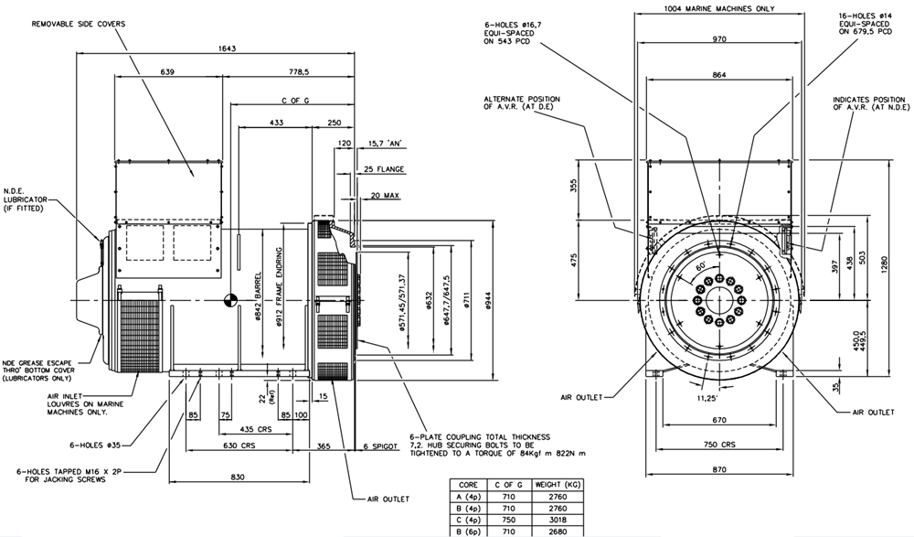 PI734A斯坦福發(fā)電機外形圖紙.png