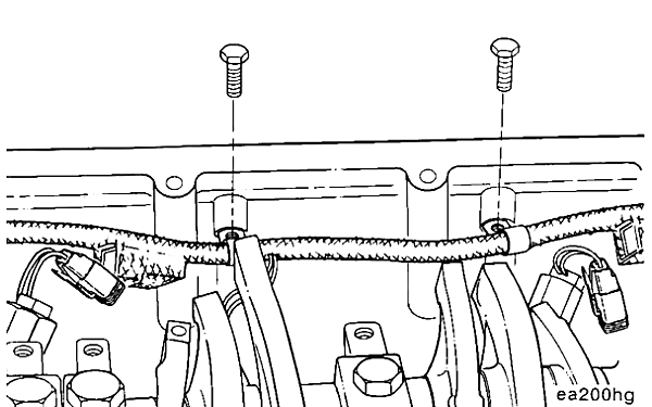 發動機內部線束的固定卡箍螺釘拆卸.png