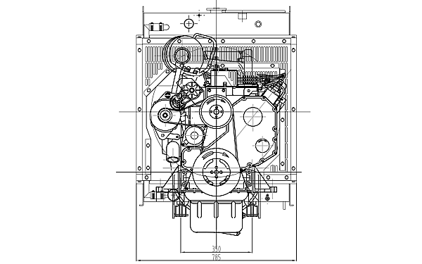 6BTA5.9-G2東風康明斯發動機外形尺寸前視圖.png