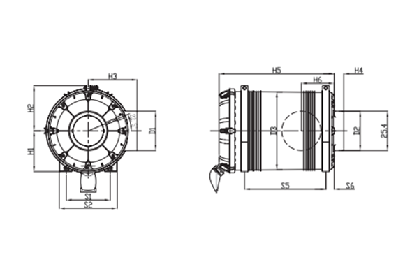 空氣濾清器外形尺寸圖-康明斯柴油發電機組.png