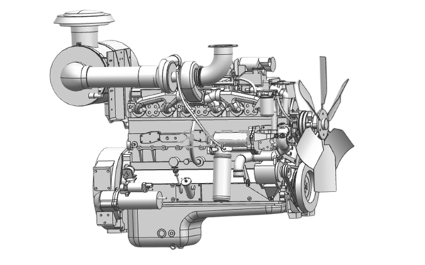 NTA855-G7A康明斯柴油發動機模型.png