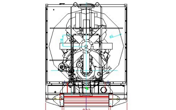 柴油發電機組外觀正面圖KTA38-G2A（800KW）.png