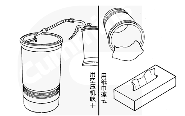 柴油發電機缸套拆卸步驟-吹干和擦拭方法.png