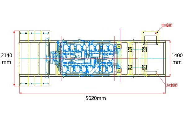 KTA50-GS8康明斯柴油發(fā)電機(jī)組平面尺寸圖.png